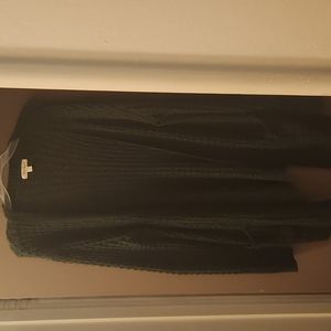 Knit forest green cardigan juniors large